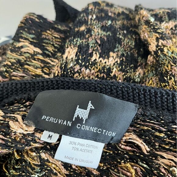 Peruvian Connection knit pima cotton cardigan - Picture 4 of 9